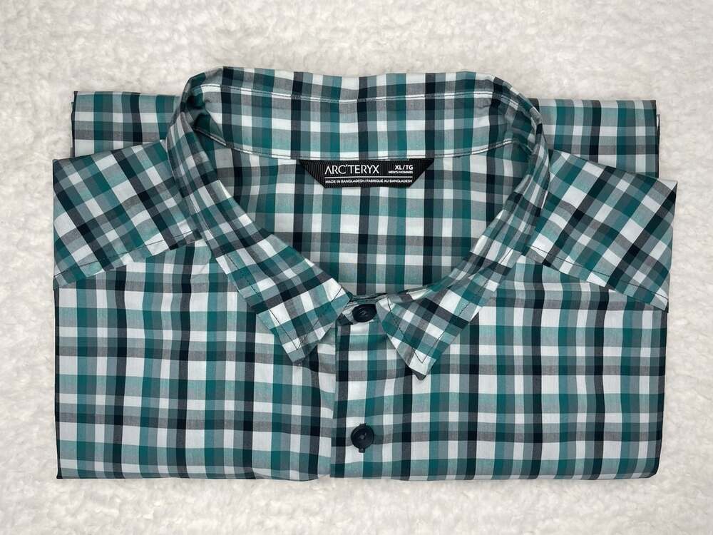 Arcteryx Brohm Short Sleeve Shirt Mens XL Hike Outdoors Gorpcore Logo Pocket EUC